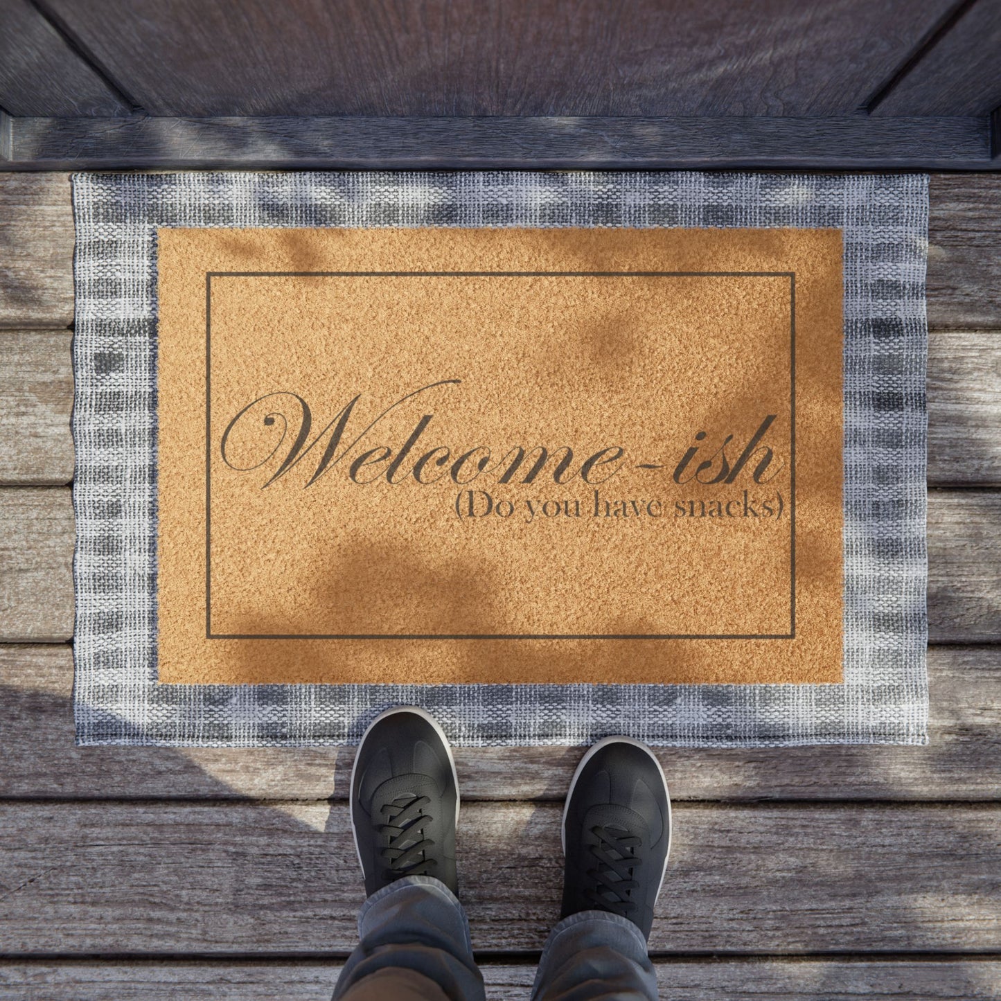 Welcome-ish (Do you have snacks?) Doormat