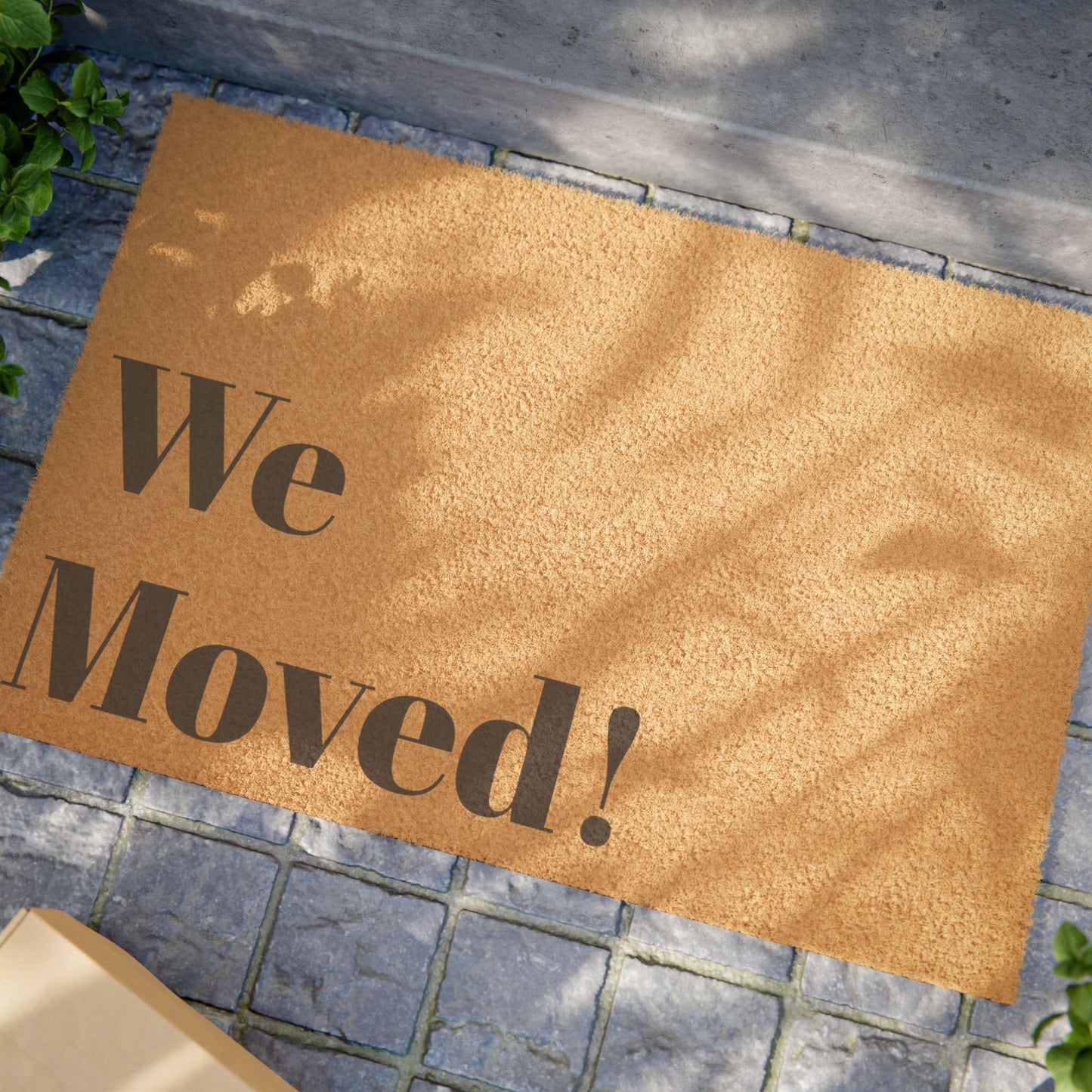 "We Moved!" Doormat – Subtle, Yet Totally Obvious