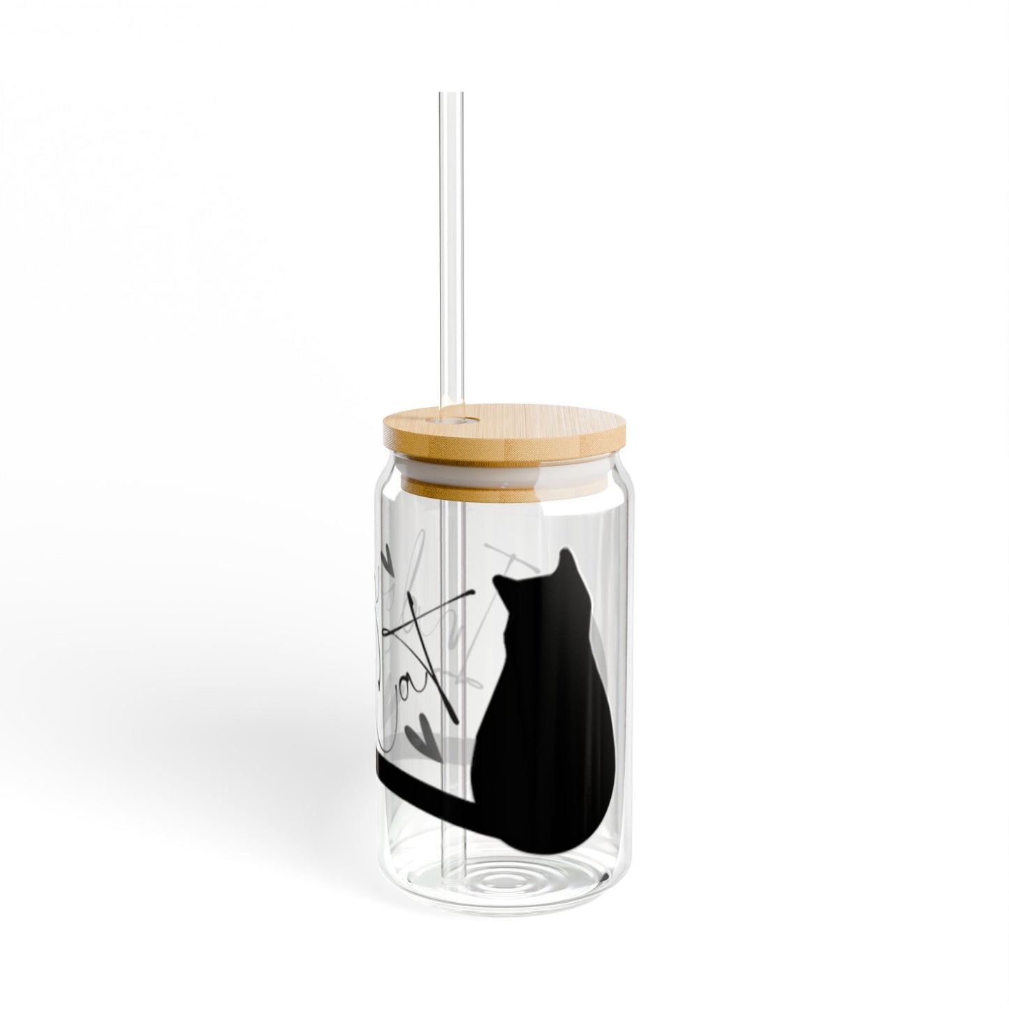 Indoor Cat" 16oz Sipper Glass – For the Thirsty (and Unapologetic Couch Potato)