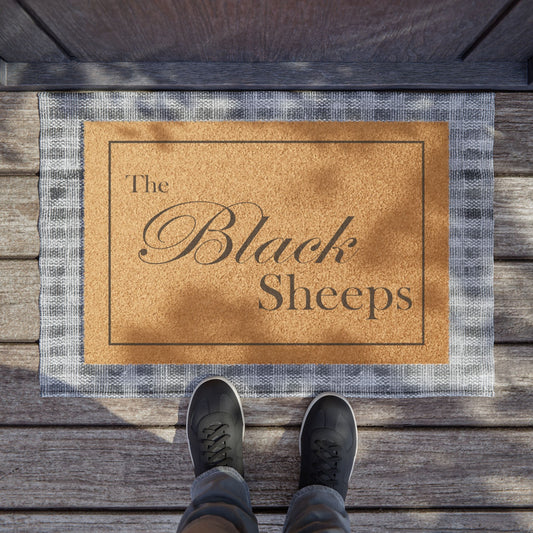 "The Black Sheep" Doormat – Because Normal is Overrated